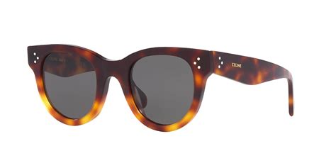 Celine CL4003IN 48 Grey & Tortoise Blonde Sunglasses.